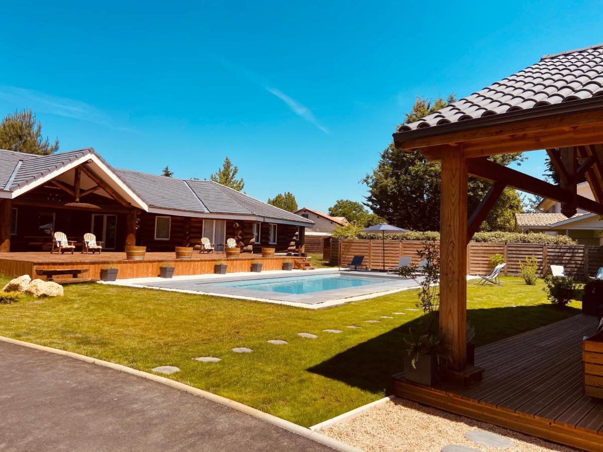 CHALET MONTANA - AU COTTAGE DU MEDOC - Proche de BORDEAUX Saint-Aubin-de-Médoc Exterior foto